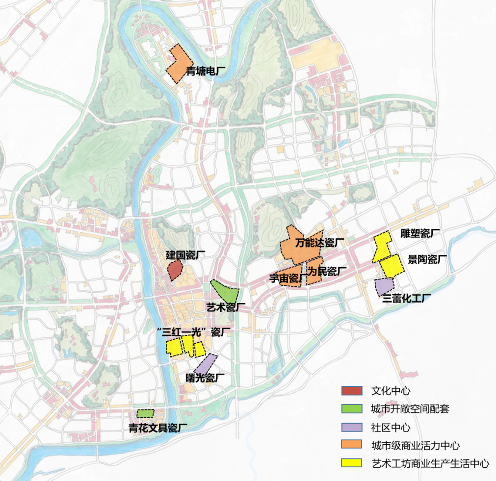 “文化复兴引领历史城市升级转型”下的景德镇市城市“双修”规划