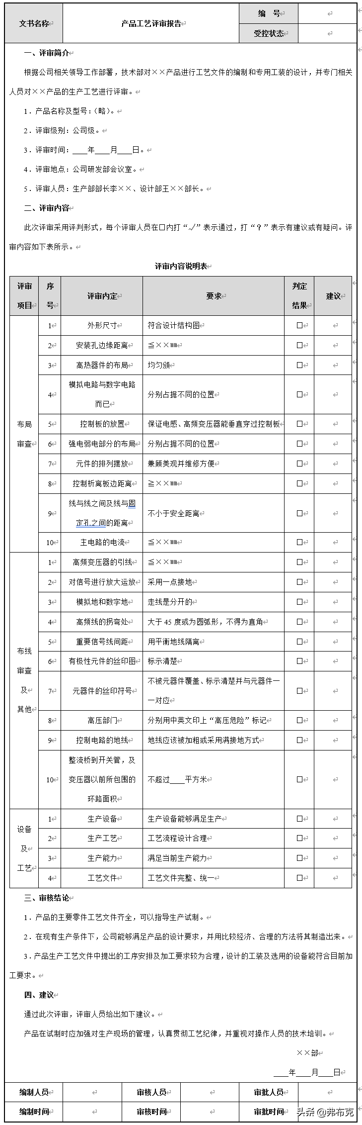 产品研发管理：报告、方案、制度、流程、文书