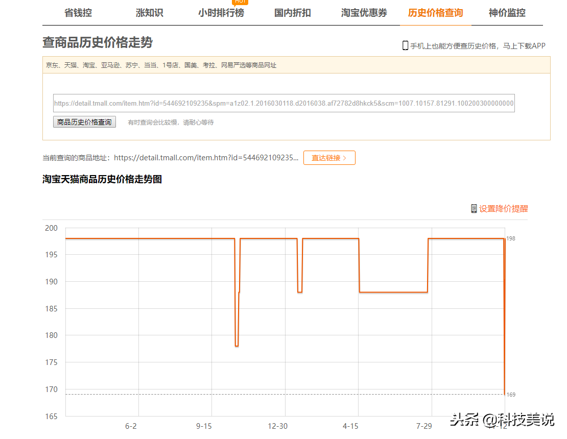 为了让你多花钱阿里也花了很多钱 教你如何查询商品历史价格走势