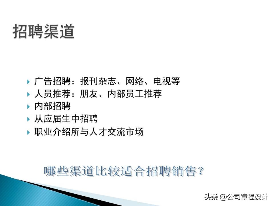 销售公司hr必学最全实用销售人员招聘与面试技巧