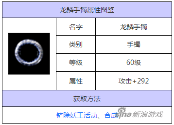 问道手游龙鳞手镯属性详解 获取方式汇总