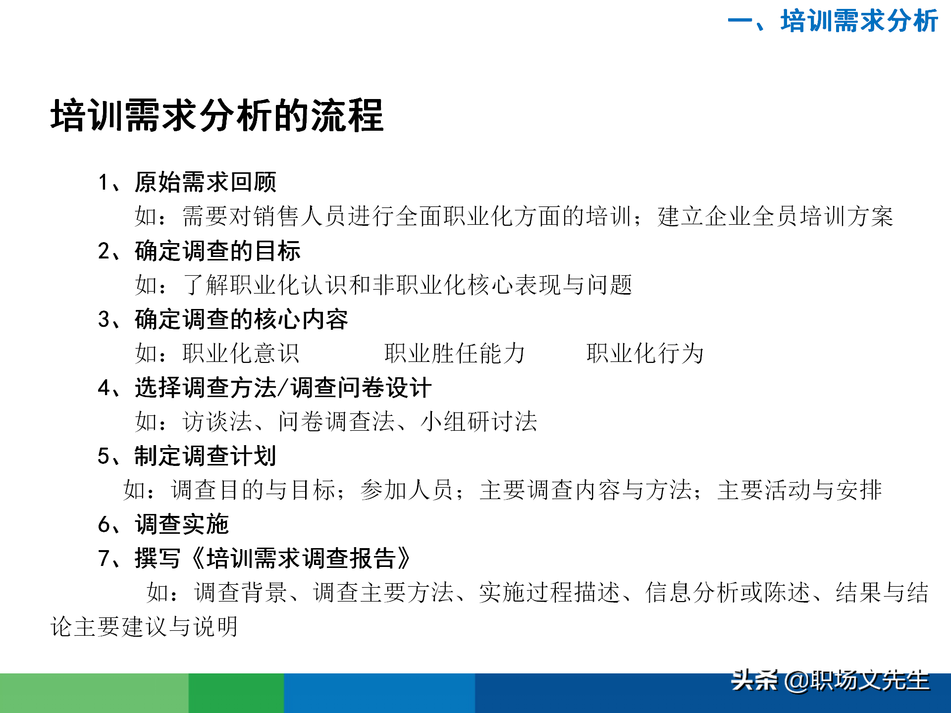 培训需求分析的全过程：43页有效制定年度培训计划，非常经典