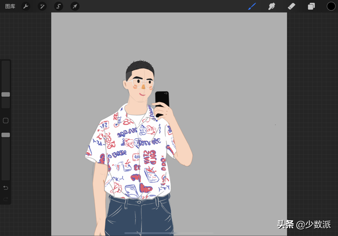 轻松几步，教你用 Procreate 画出卡通风格头像
