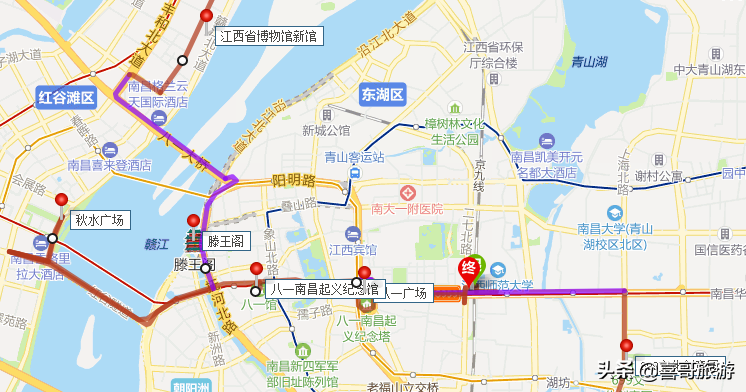 江西南昌十大景点有哪些？自驾游玩怎么安排行程路线？