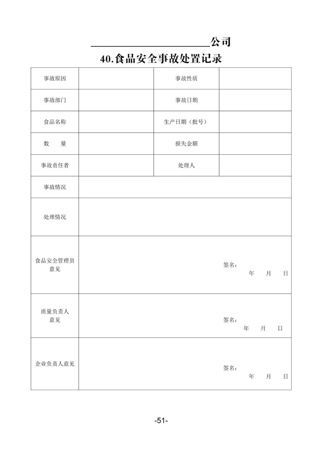 【悟空讲规则】食品生产企业生产过程应建立的记录台账（模版）