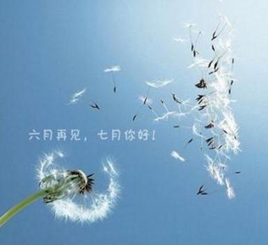 七月你好的说说图片 关于七月的朋友圈的文案