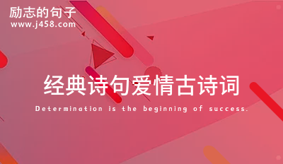 古诗词中描写爱情的经典诗句