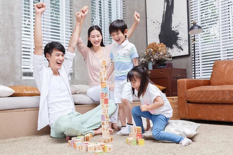 陪孩子快乐时光朋友圈