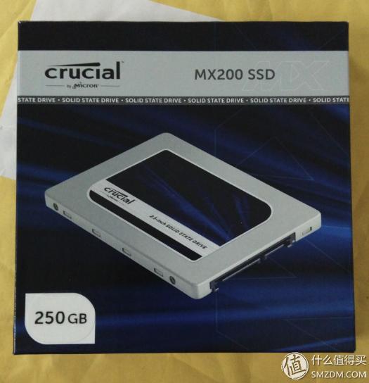 镁光 Crucial 英睿达 MX200 250G SSD 开箱