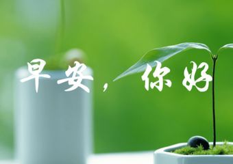 适合早上发的早安问候语 每日晨语短句