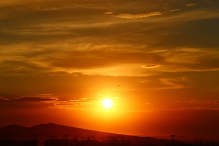 形容落日晚霞的优美短句，描述夕阳很美的说说