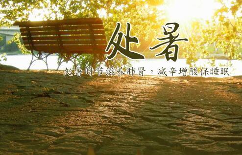 处暑节气祝福语