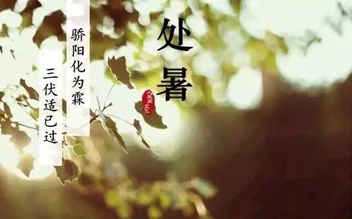 处暑节气祝福语