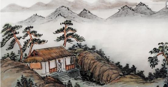 山行古诗配画 逐句解析全诗的意思