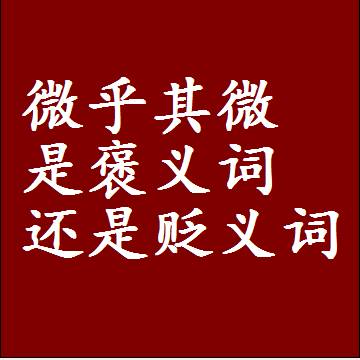 微乎其微是褒义词还是贬义词还是中性词，是什么意思
