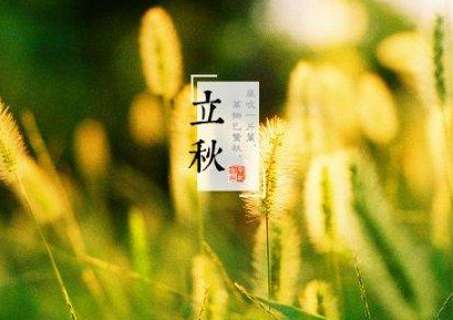立秋发朋友圈的句子