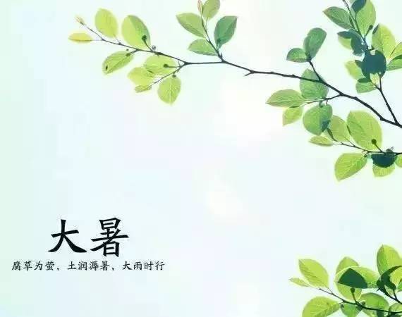 2021大暑节气的祝福语 大暑节气的问候祝福语