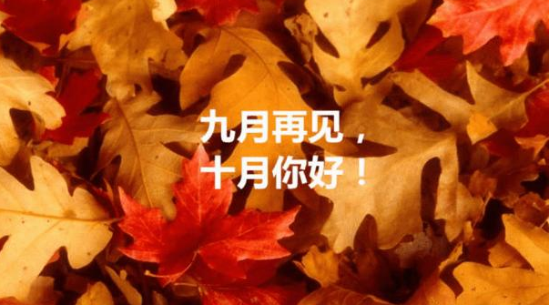 金秋十月的优美句子