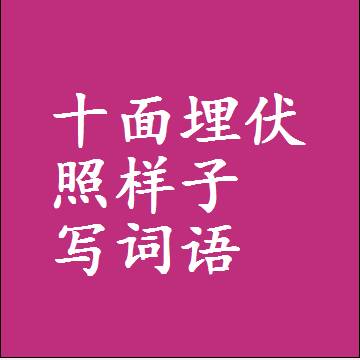 十面埋伏照样子写词语，意思相同结构类似的四字词语
