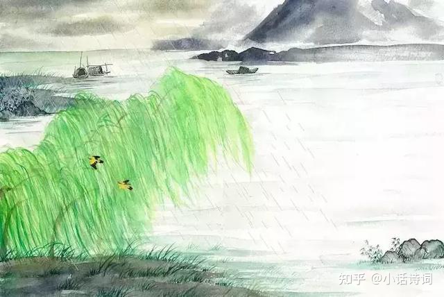 唐代诗人韦应物在滁州写的这首诗，短短4句就勾画出四幅画面，滁州西涧美景