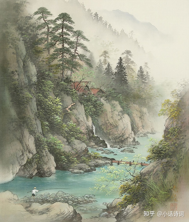唐代诗人韦应物在滁州写的这首诗，短短4句就勾画出四幅画面，滁州西涧美景