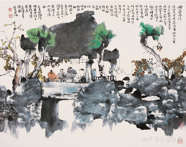 唐代诗人韦应物在滁州写的这首诗，短短4句就勾画出四幅画面，滁州西涧美景