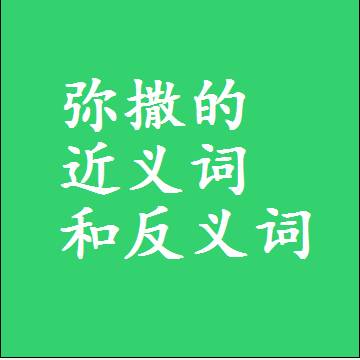 弥撒的近义词和反义词是什么，两个字的最准确标准答案