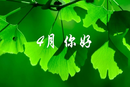 迎接四月的说说，表示新的一天新的希望的句子