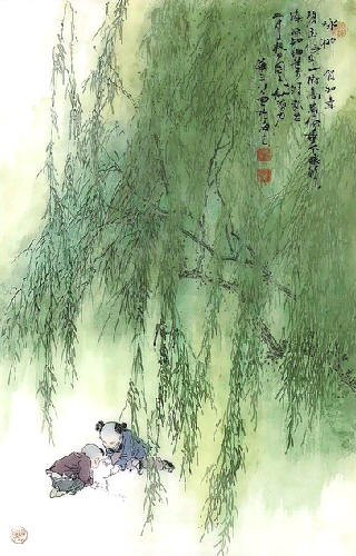 咏柳古诗朗诵 贺知章