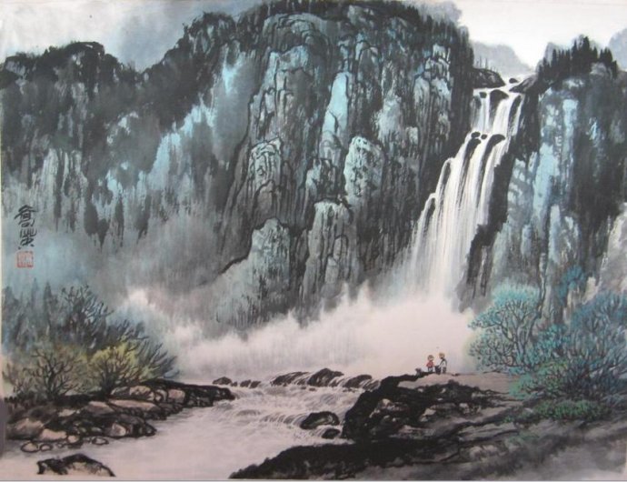 望庐山瀑布 古诗