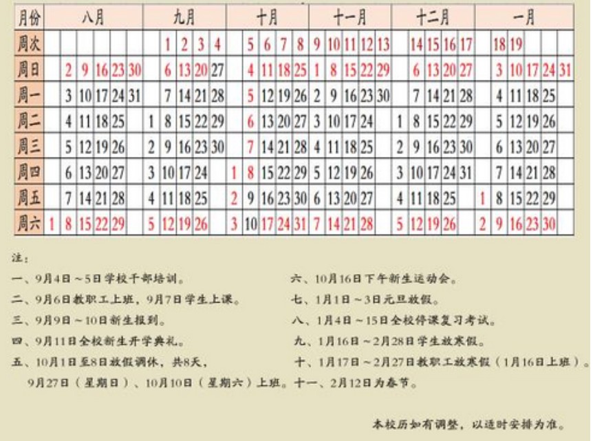 中央民族大学2021暑假时间安排