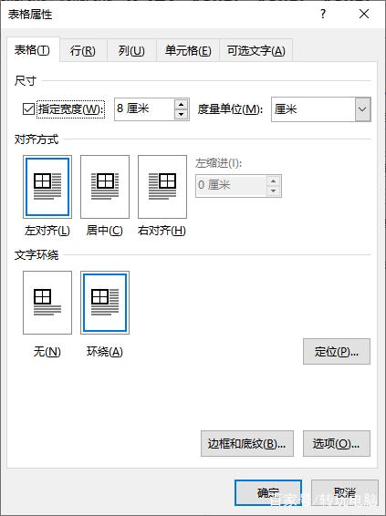 word表格调整（行高、列宽、单元格宽度）方法技巧