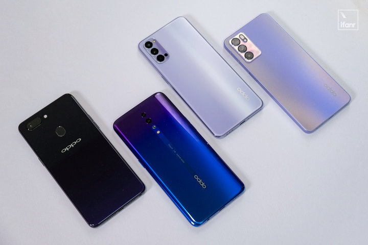 回顾 OPPO 历代机型，OPPO Reno6 星黛紫的诞生成必然？