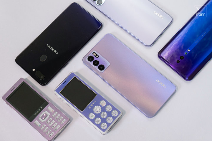 回顾 OPPO 历代机型，OPPO Reno6 星黛紫的诞生成必然？