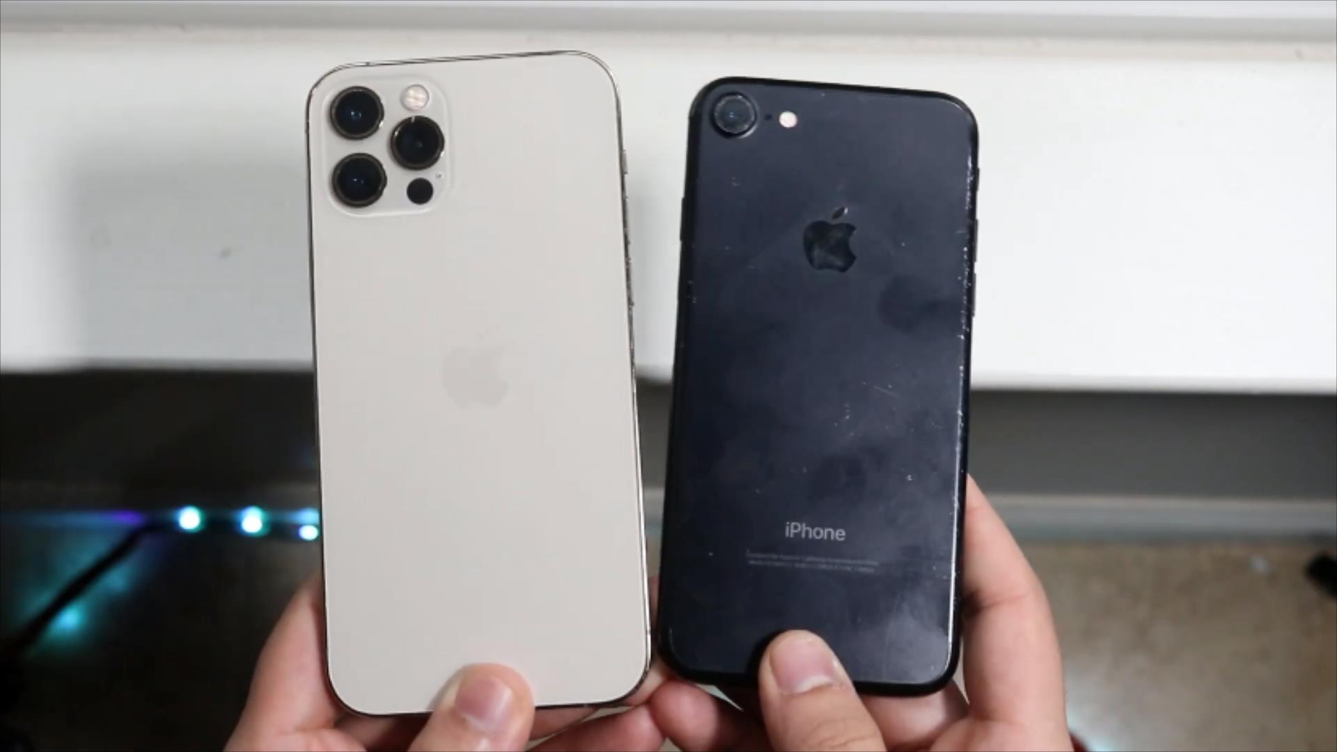 iPhone12Pro和iPhone7真机深度对比