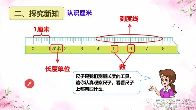 认识长度单位——厘米 图文并茂学数学