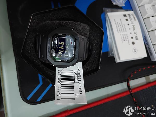 晒单：CASIO 卡西欧 G-SHOCK GW-M5610-1B 男款电波表