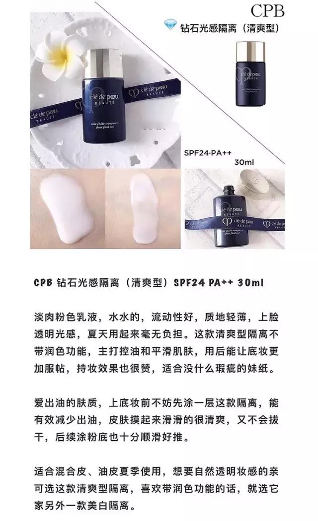 CPB三款经典隔离大比拼