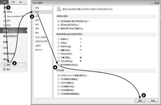 word 2010文档小箭头有什么用？如何显示或取消这个标记