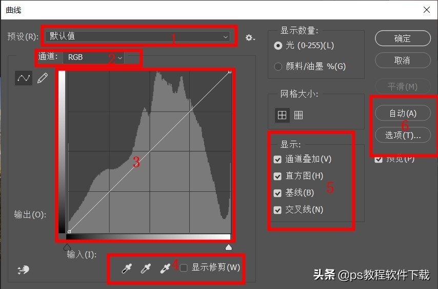 PS里曲线工具的使用技巧