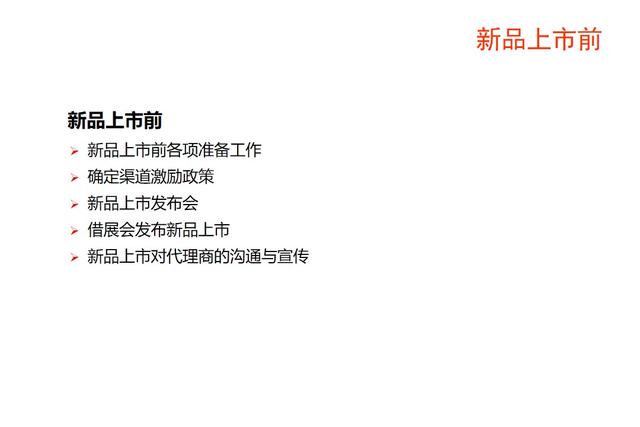 新品上市推广方案模板