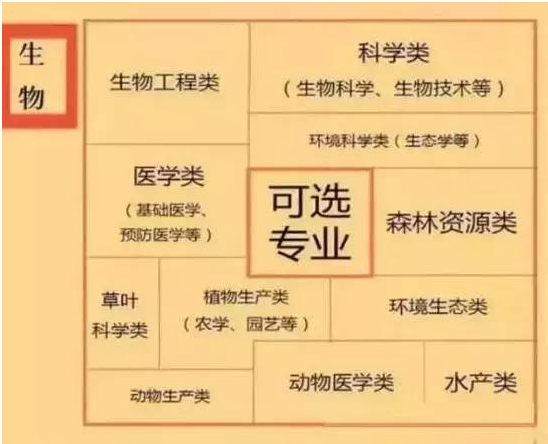 六选三对应的大学专业一览表