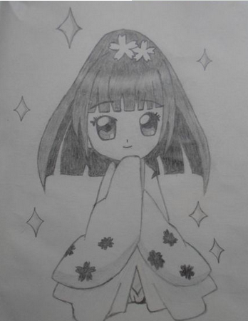 简单易画的素描人物画