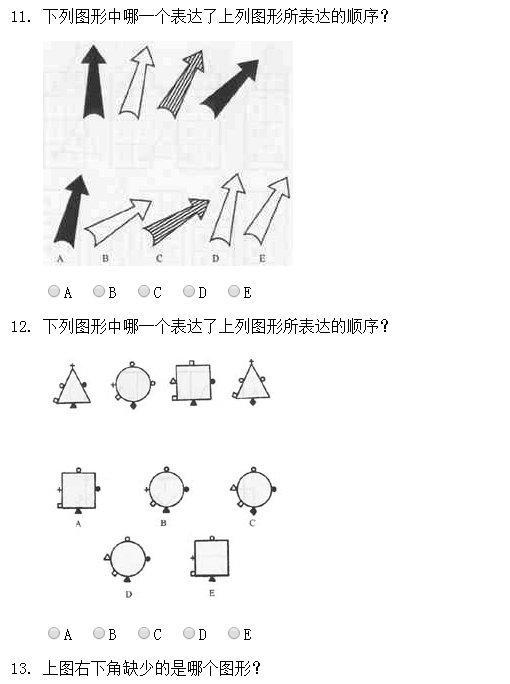 门萨智商入门测试题