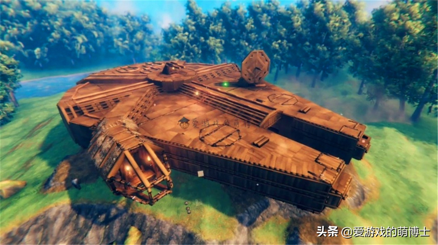 玩家正在《Valheim》中打造《上古卷轴5》雪漫城