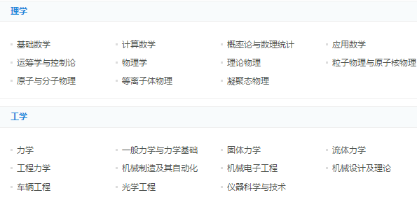 考研专业目录大全