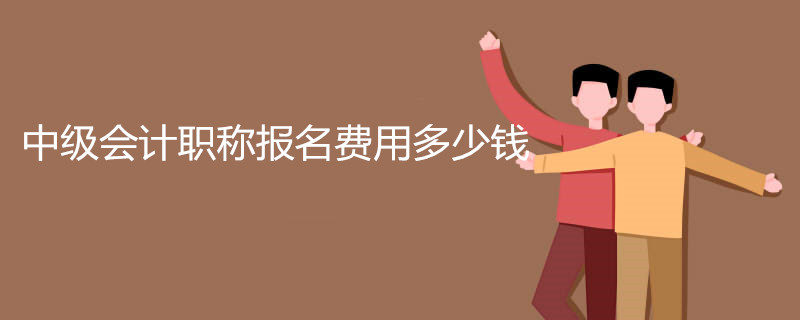 中级会计职称报名费用多少钱