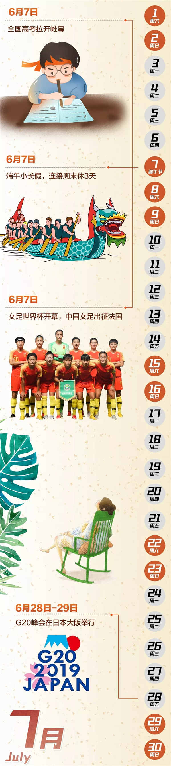 2019年高考新闻日历