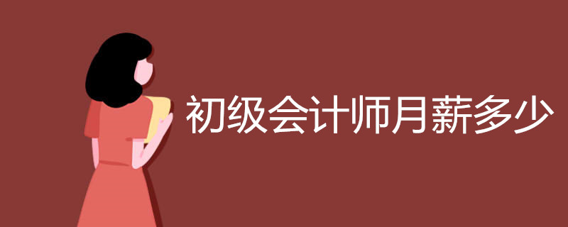 初级会计师月薪多少