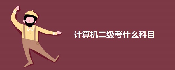 计算机二级考什么科目